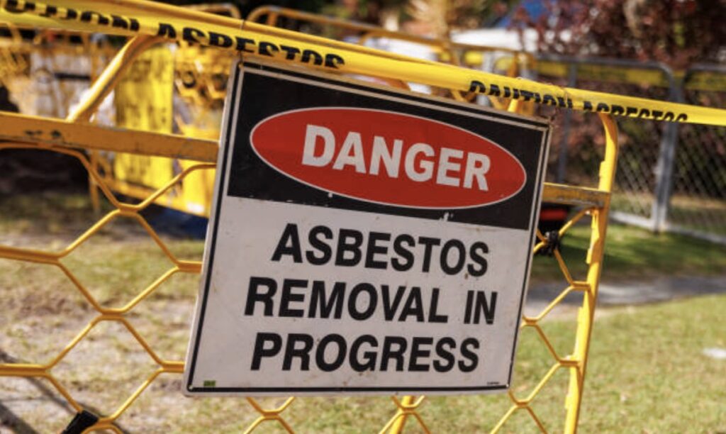 Professional asbestos removal includes accredited and trained asbestos-removing professionals.