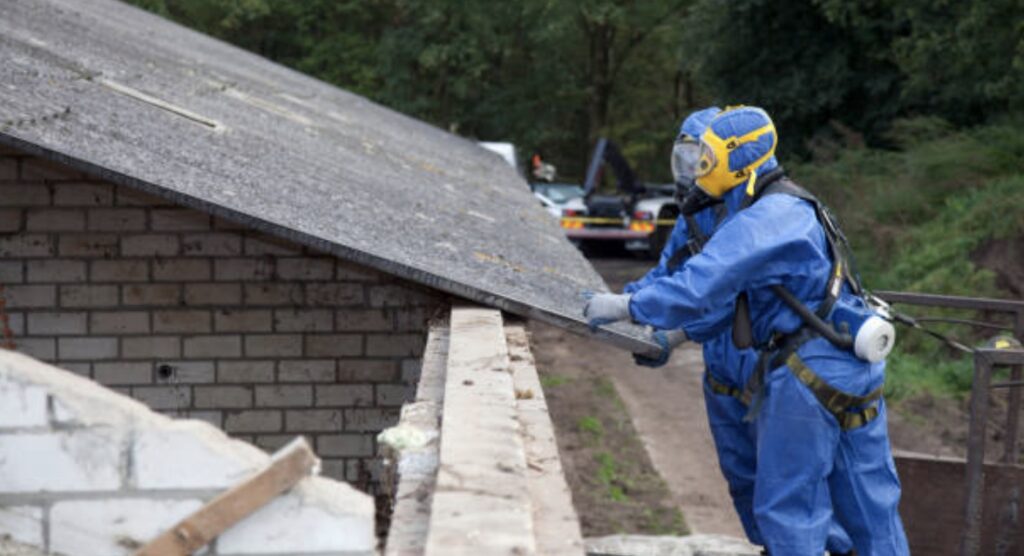 Checking for asbestos in your home should be done by professionals with accredited asbestos removal training.